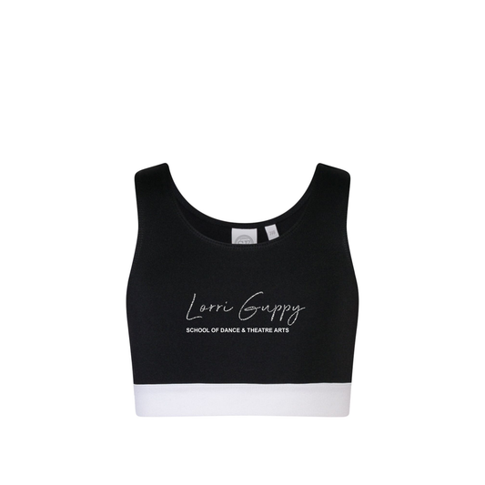 Adults Black Crop - Lorri Guppy School of Dance