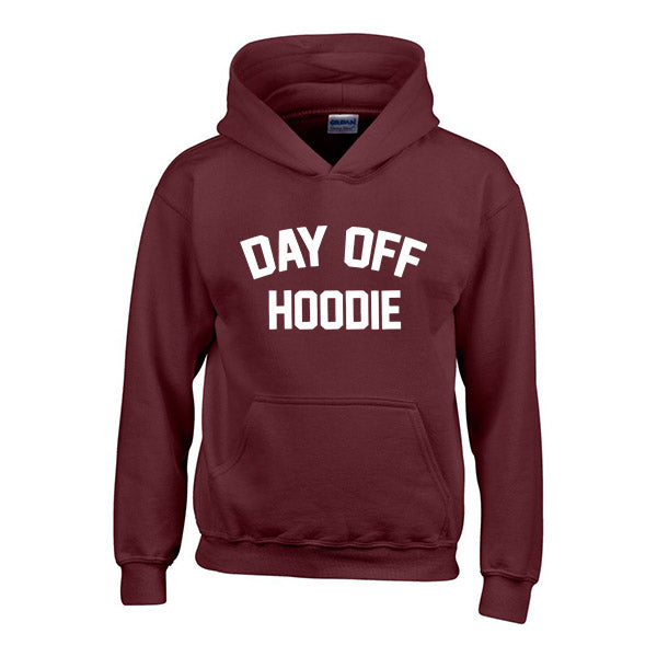 "DAY OFF" Slogan Hoody