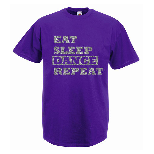 Eat Sleep Dance Repeat Dancing Tshirt