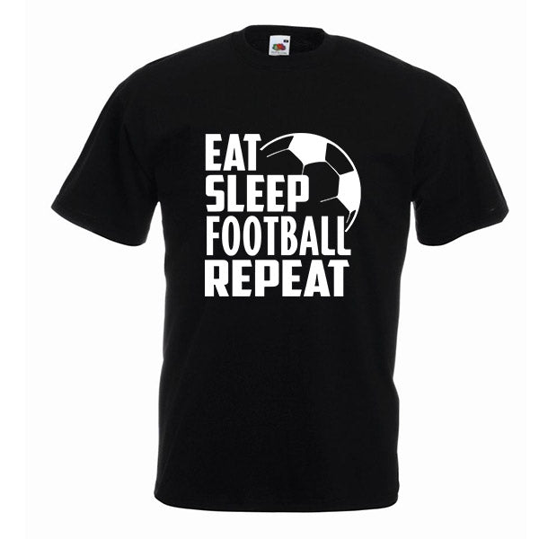 Eat Sleep Football Repeat Tshirt