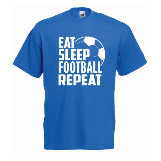 Eat Sleep Football Repeat Tshirt