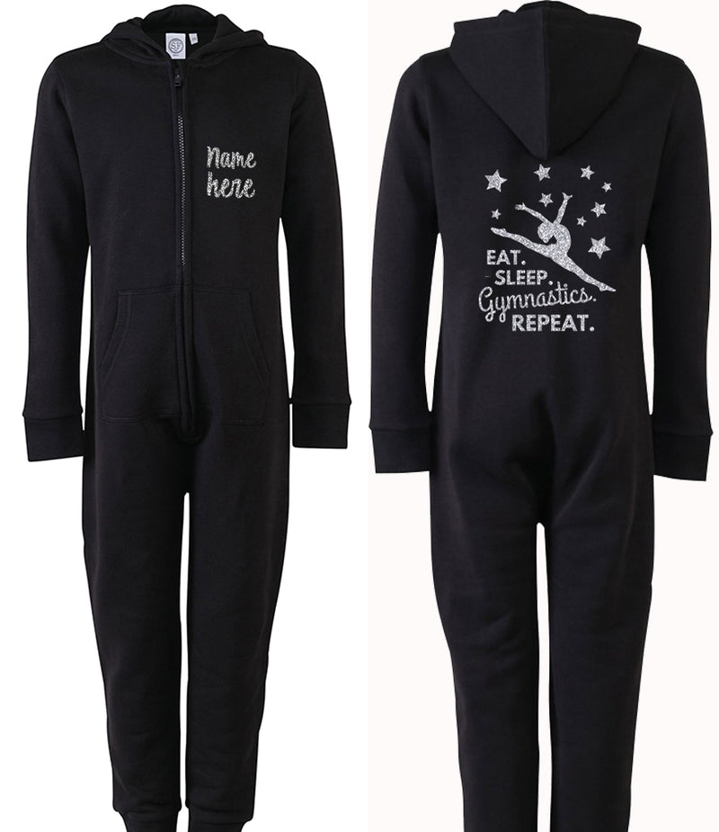 Eat Sleep Gymnastics Repeat Personalised Onesie – K n M's Embroidery Ltd