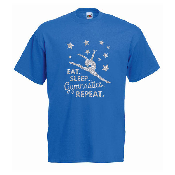 Eat Sleep Gymnastics Repeat Tshirt