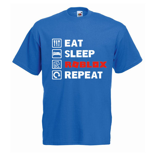 Eat Sleep Roblox Repeat Tshirt