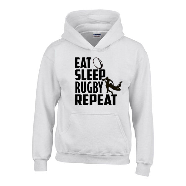Eat Sleep Rugby Repeat - Children's Hoody