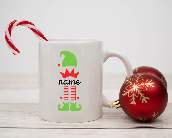 Personalised Elf - Christmas Mug