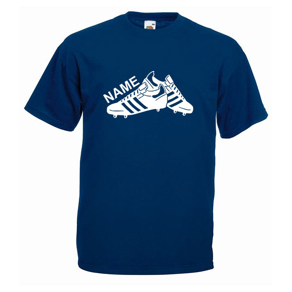 Football Boots Personalised Tshirt