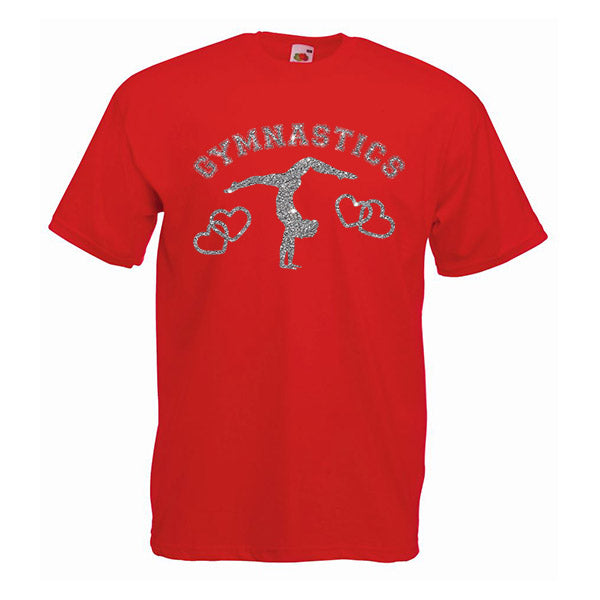 Gymnastics Hearts Tshirt