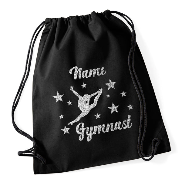 Gymnast Stars Drawstring Bag