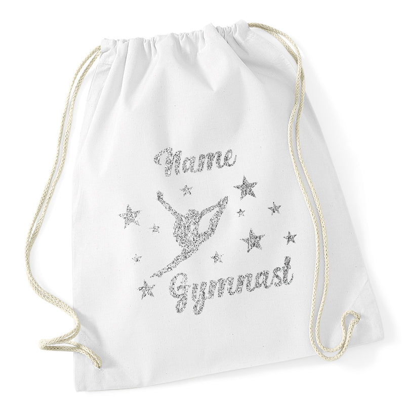 Gymnast Stars Drawstring Bag