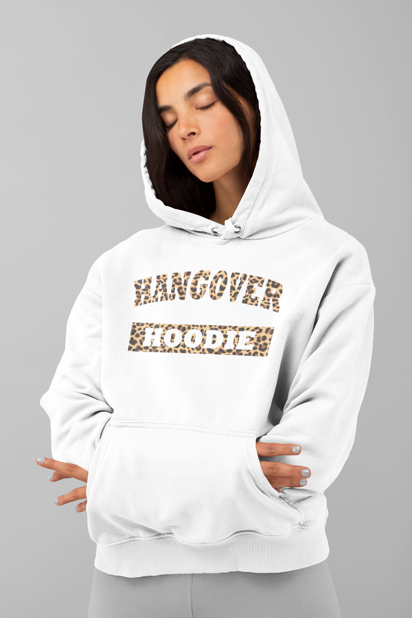 Adults Leopard Print Hangover Hoodie