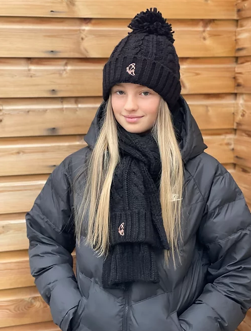 Bobble Hat & Scarf set