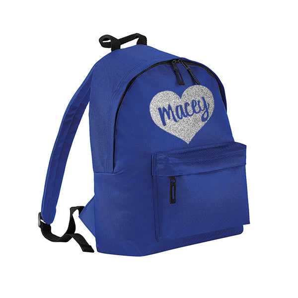 Heart Personalised Rucksack