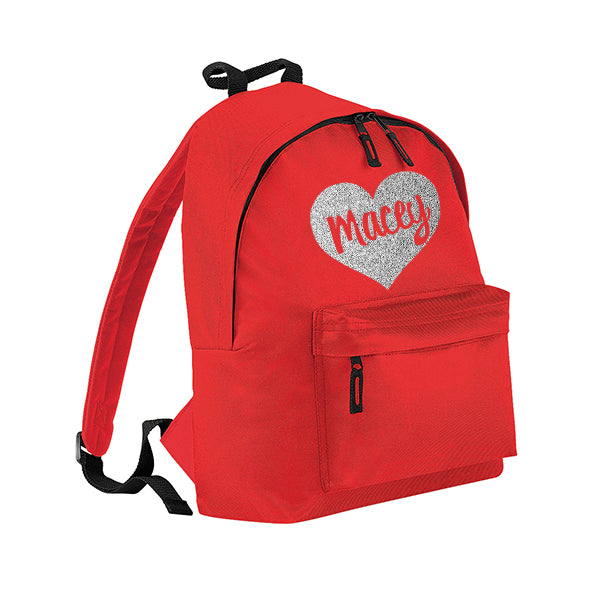 Heart Personalised Rucksack