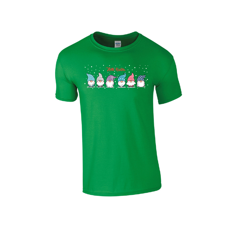 'Happy Winter' Gnomes - Christmas Tshirt