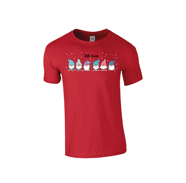 'Happy Winter' Gnomes - Christmas Tshirt