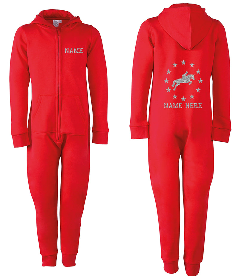 Horse Stars Horse Riding Personalised Onesie