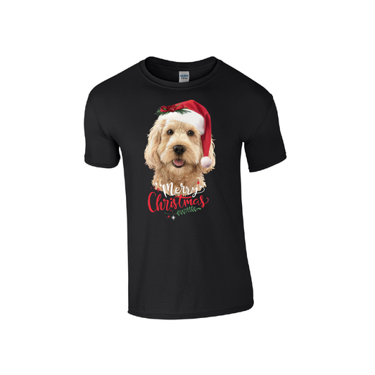 Labradoodle Merry Christmas - Christmas Tshirt