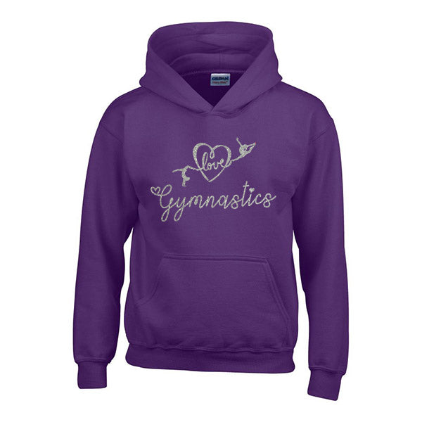 Love Gymnastics Personalised Hoodie