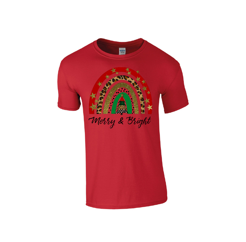 Merry & Bright Christmas - Christmas Tshirt