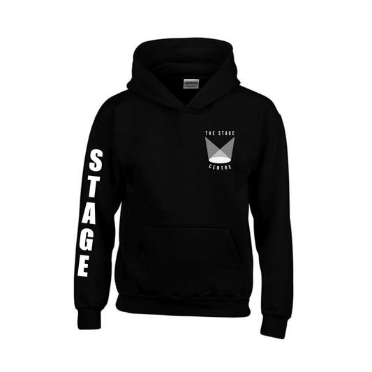 Childrens Black Hoody - The Performance Centres (Stage)