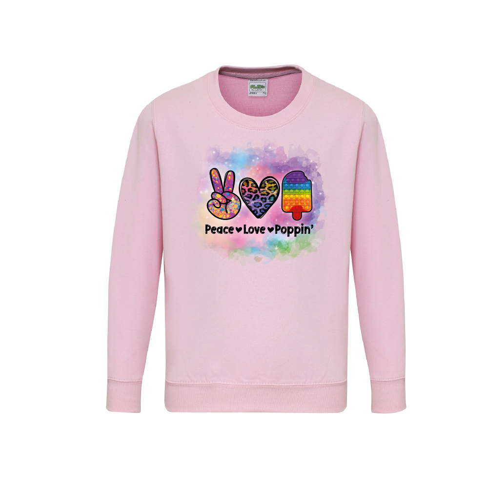 Peace Love Poppin' - Pop Its Jumper