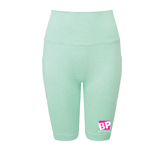 Body Positive Ribbed Cycling Shorts