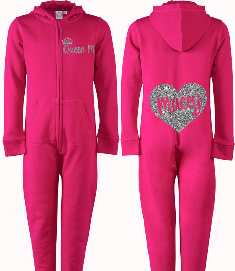 Queen Heart Personalised Onesie