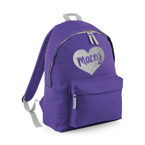 Heart Personalised Rucksack