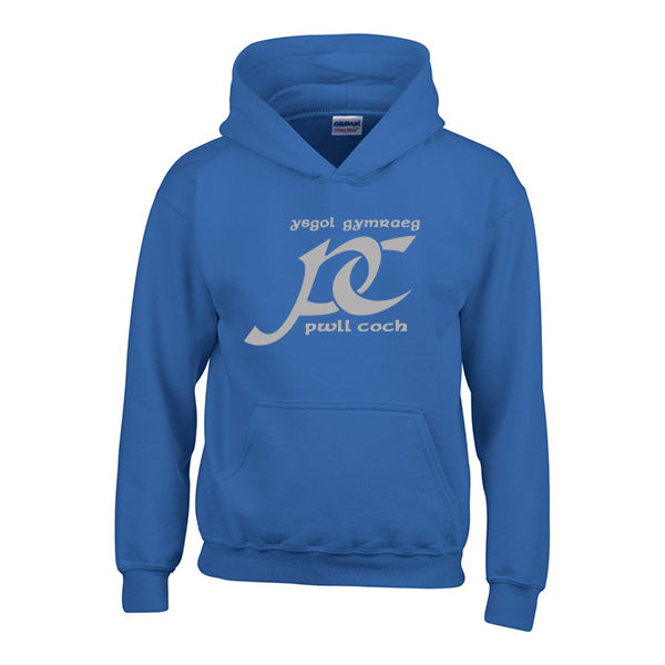 PE Hoodie/Tshirt Blue - Ysgol Pwll Coch