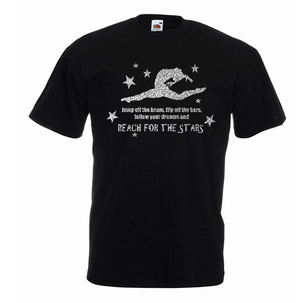 Reach For The Stars Gymnastics Tshirt