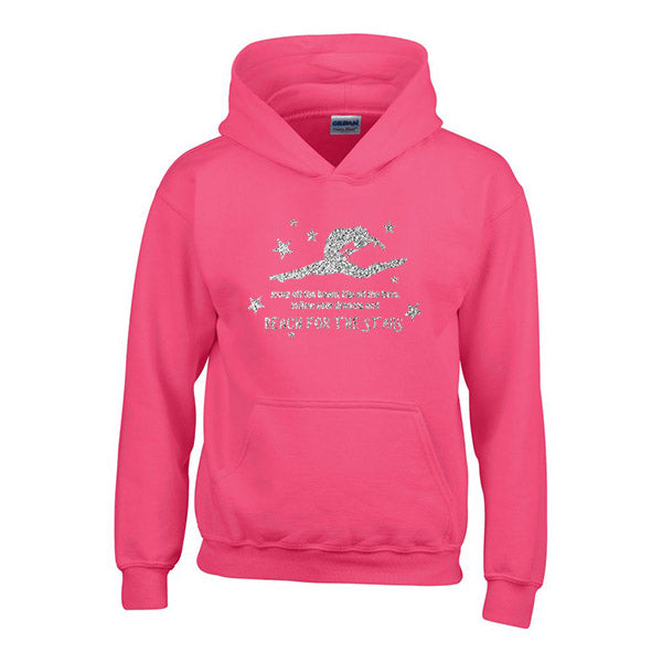 Reach for the stars Gymnastics Personalised Hoodie