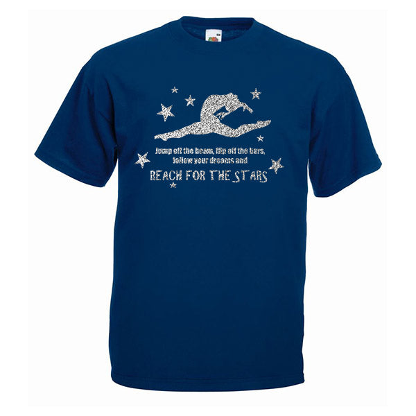 Reach For The Stars Gymnastics Tshirt