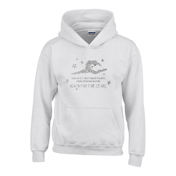 Reach for the stars Gymnastics Personalised Hoodie