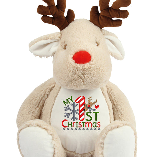 Gorgeous Personalised Reindeer - My 1st Christmas