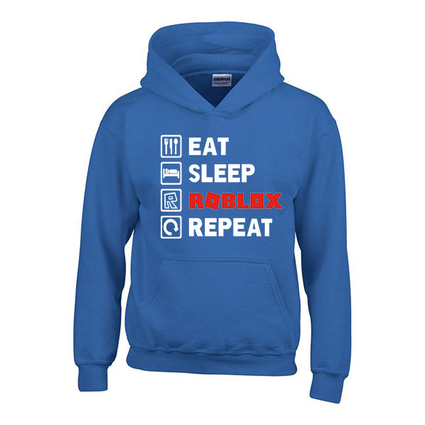 Eat Sleep Roblox Repeat Hoody